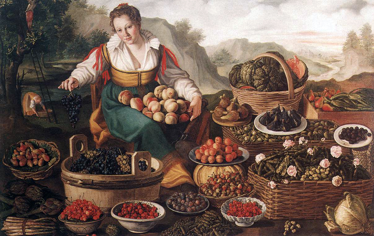 Fruit Seller by Vincenzo Campi (1580)